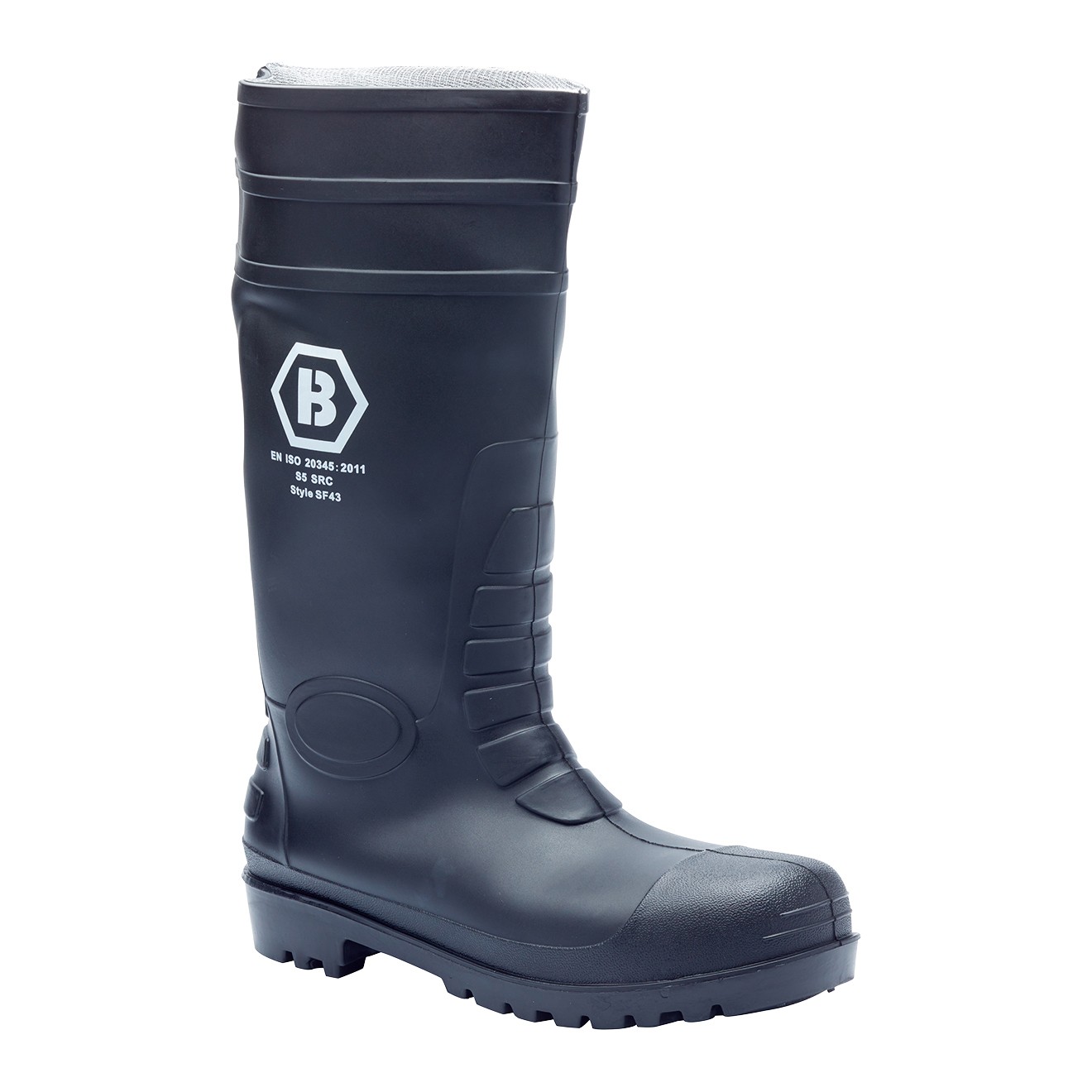 Blackrock SF43 Black Steel Toe Capped Unisex Safety Wellington 13 EN ISO 20345:2011