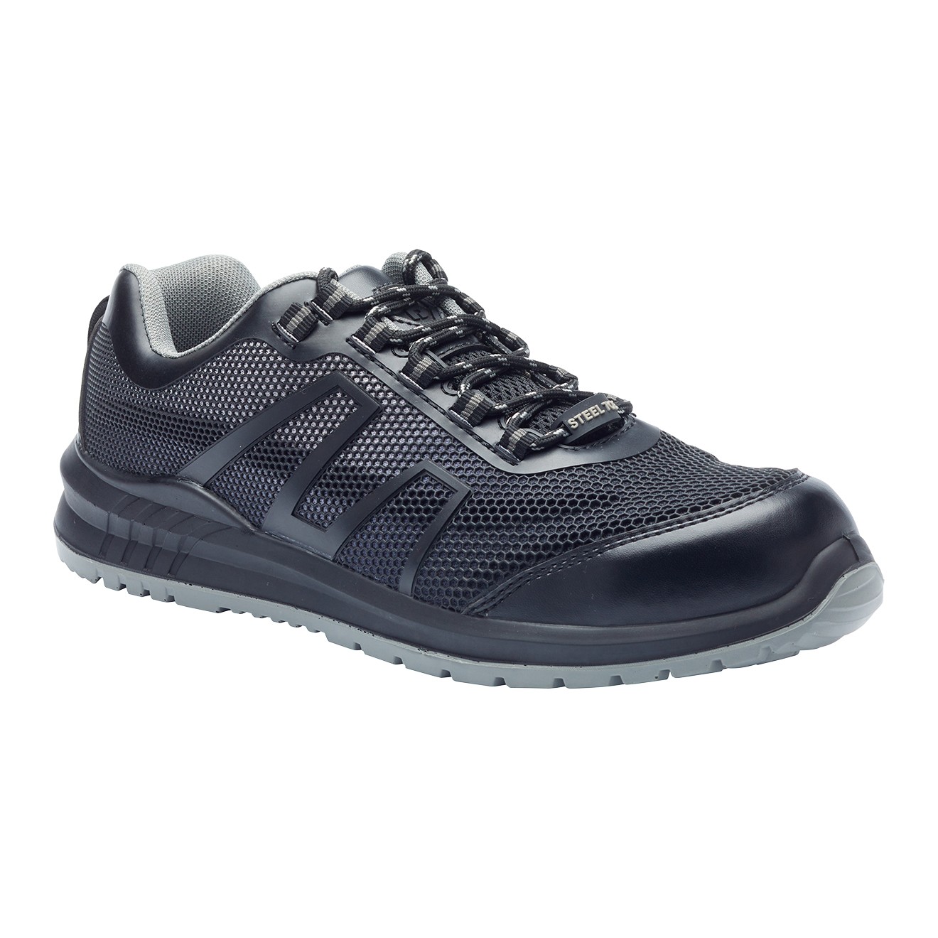 Blackrock SF96 Unisex Black Steel Safety Trainer, UK 7, EU 41
