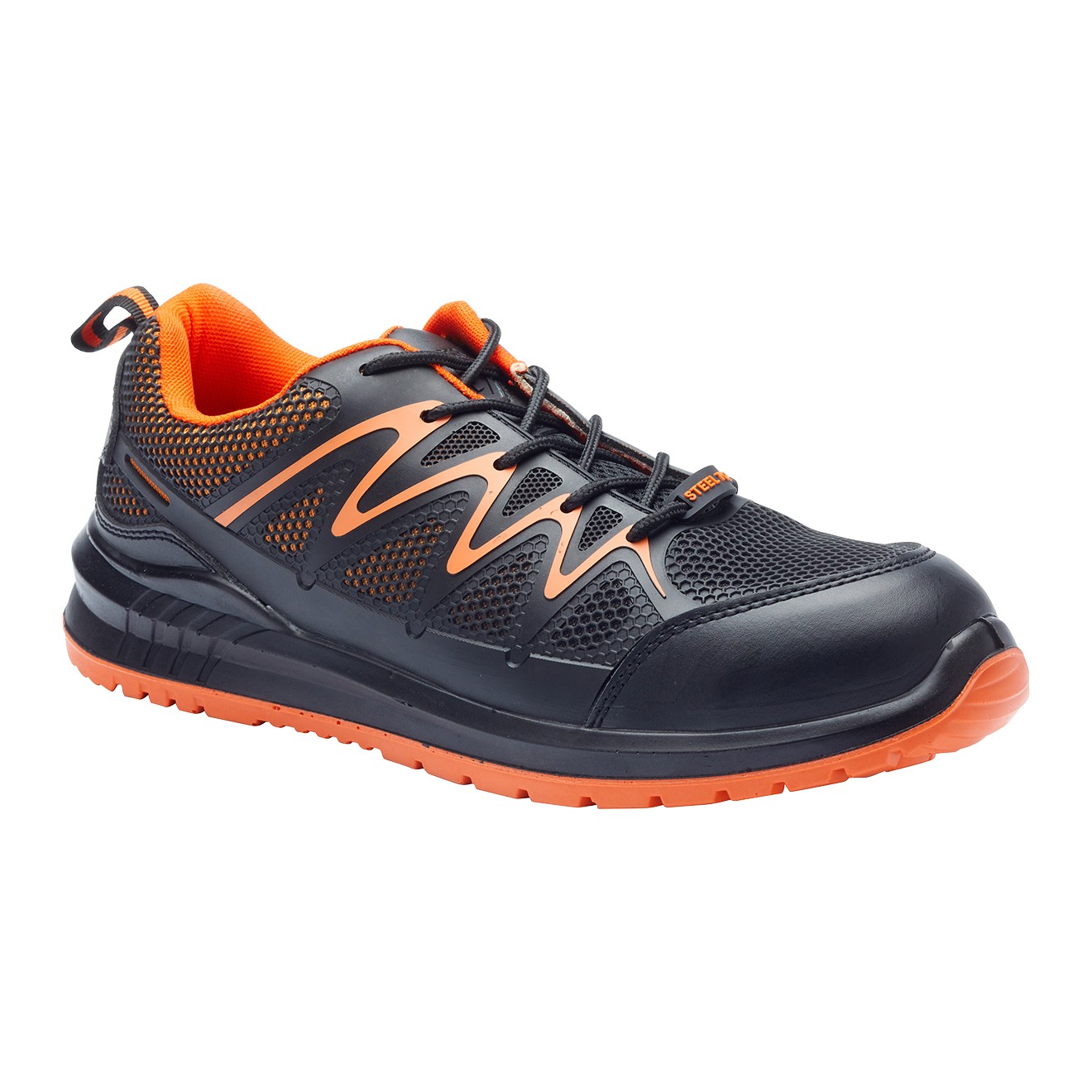 Blackrock SF98 Unisex Black Steel Safety Trainer, UK 12