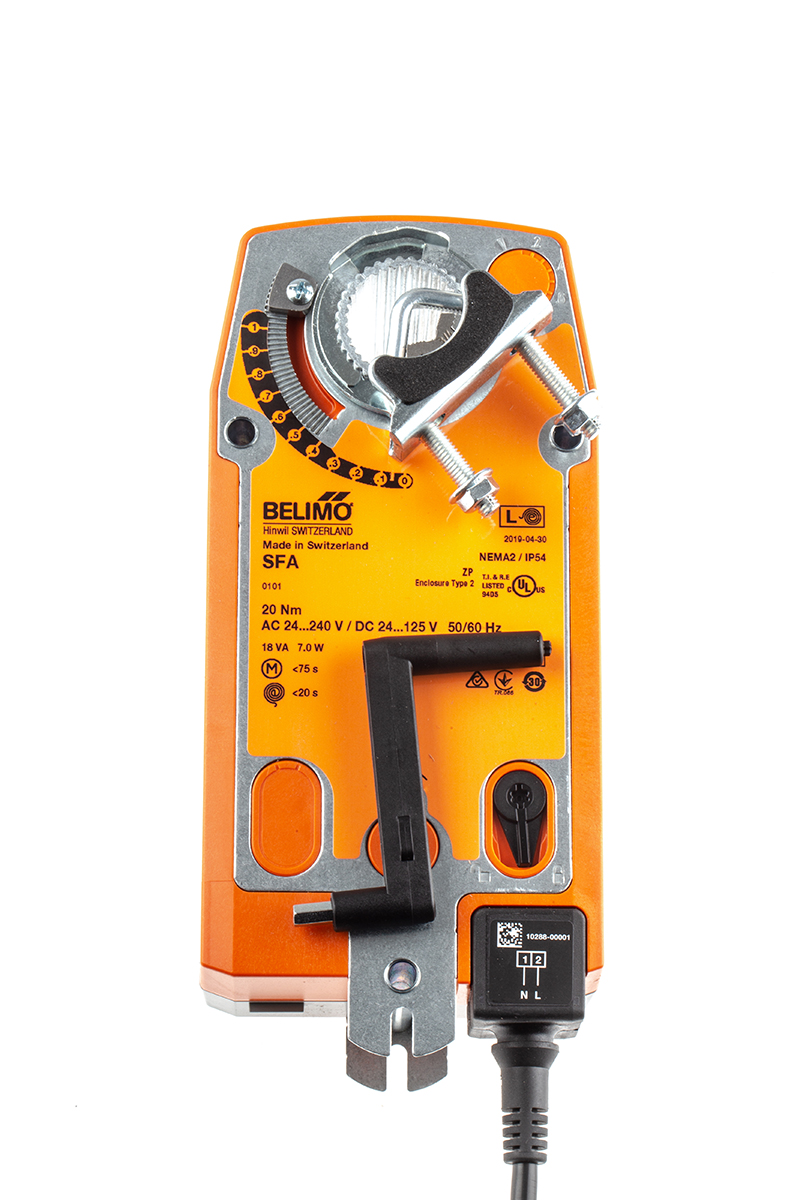 Belimo Open/Close Damper Actuator, 20 Nm, 264V