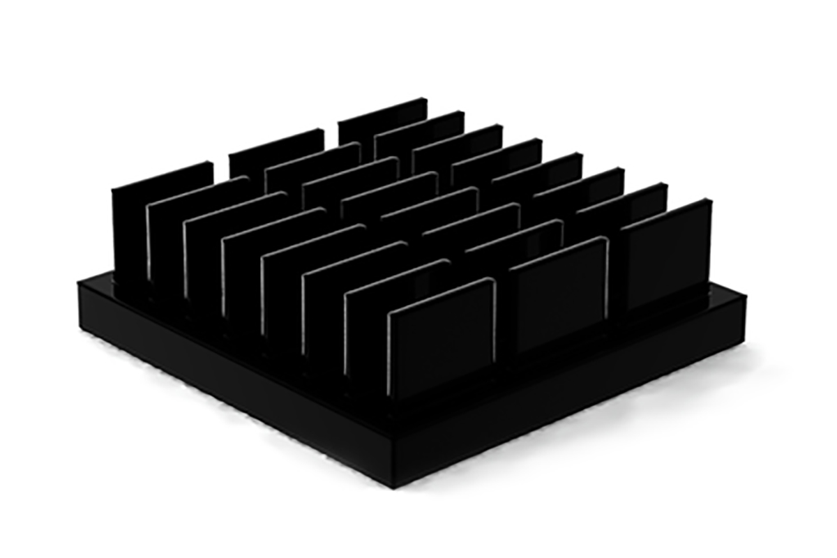 SPREADFAST Heatsink, Universal Square Alu 6 mm 19 mm 19mm