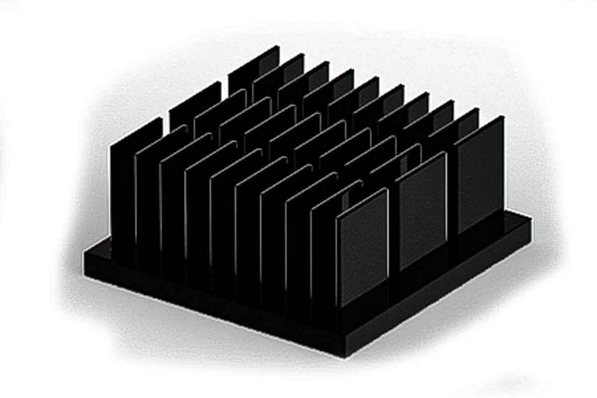 SPREADFAST Heatsink, Universal Square Alu 11 mm 25 mm 25mm