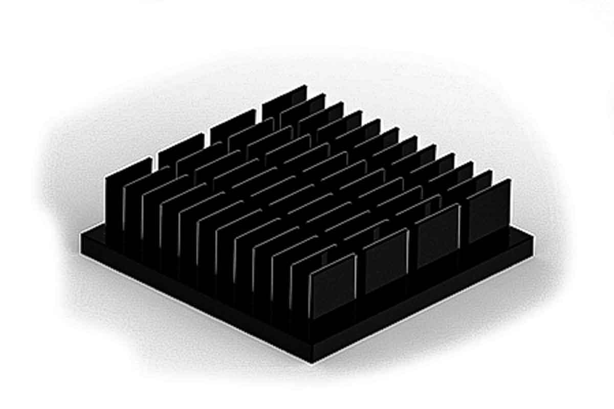 SPREADFAST Heatsink, Universal Square Alu 8 mm 30 mm 30mm