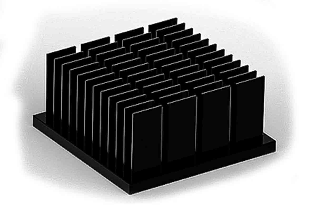 SPREADFAST Heatsink, Universal Square Alu 14 mm 30 mm 30mm