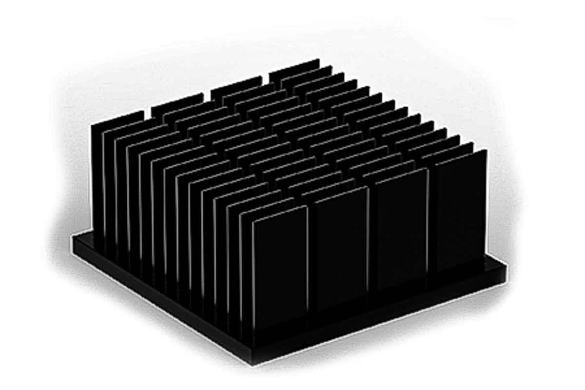 SPREADFAST Heatsink, Universal Square Alu 16 mm 35 mm 35mm