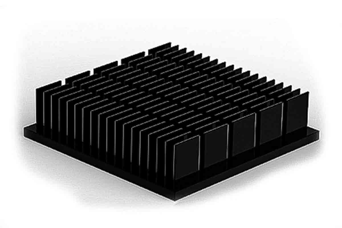 SPREADFAST Heatsink, Universal Square Alu 11 mm 45 mm 45mm