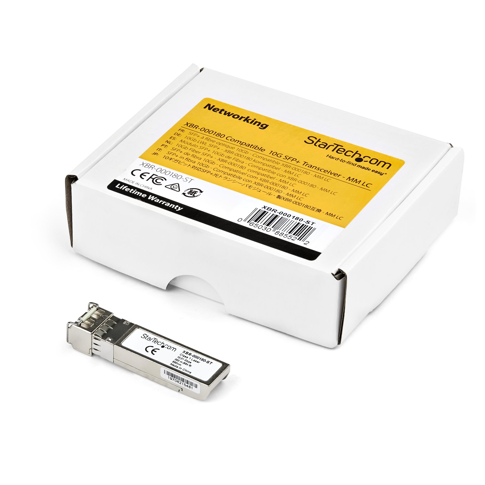 sfp-10gbase-sr-st StarTech.com LC  Multimode  Transceiver Module, Full Duplex, 10Gbps