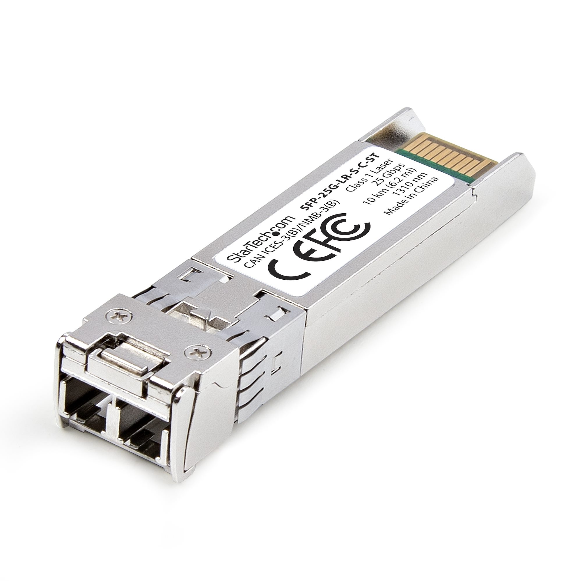 StarTech.com LC  Single Mode  Fibre Optic Transceiver Module, Full Duplex, 25Gbps