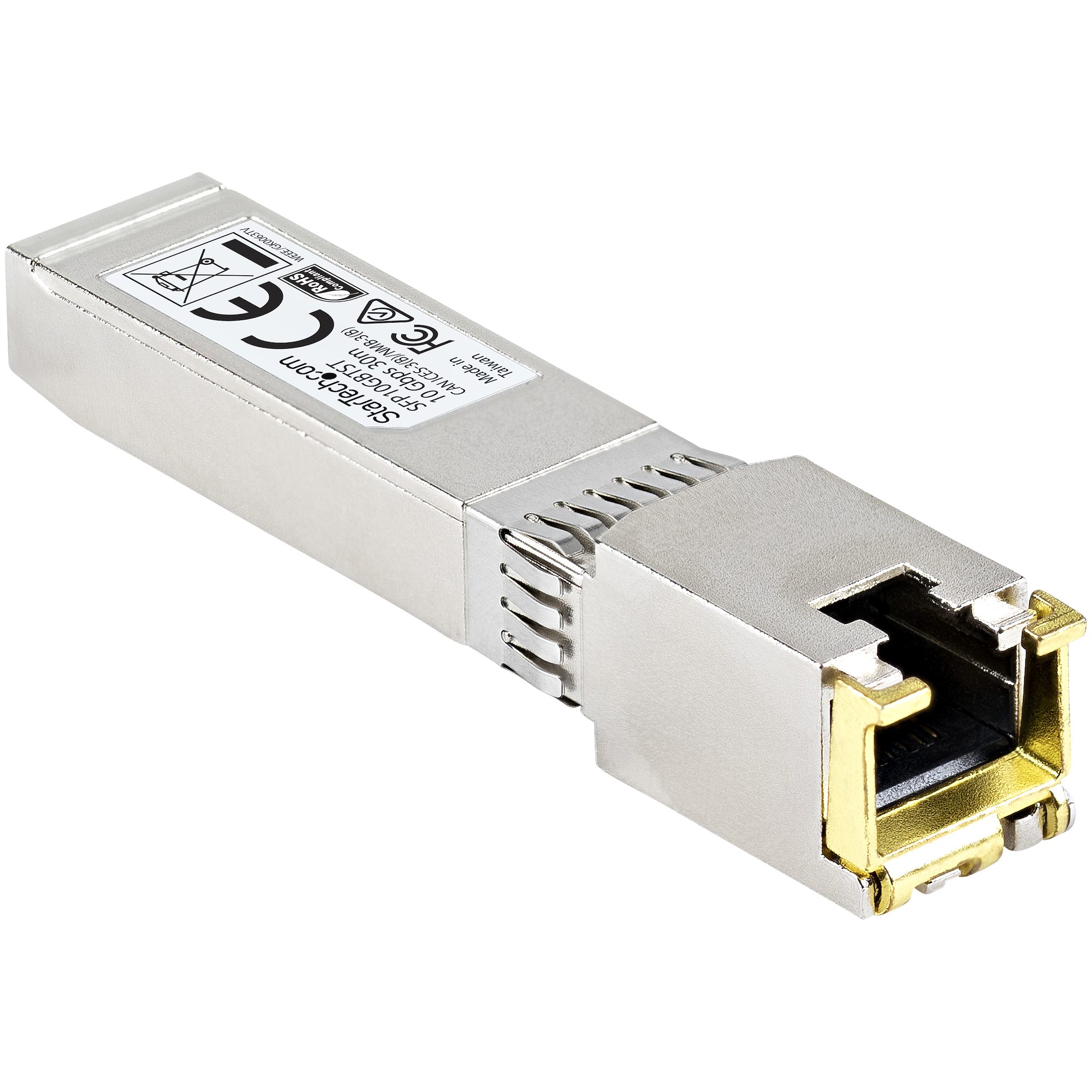 sfp10gbtst StarTech.com RJ45  Copper  Transceiver Module, Full Duplex, 10000Mbps