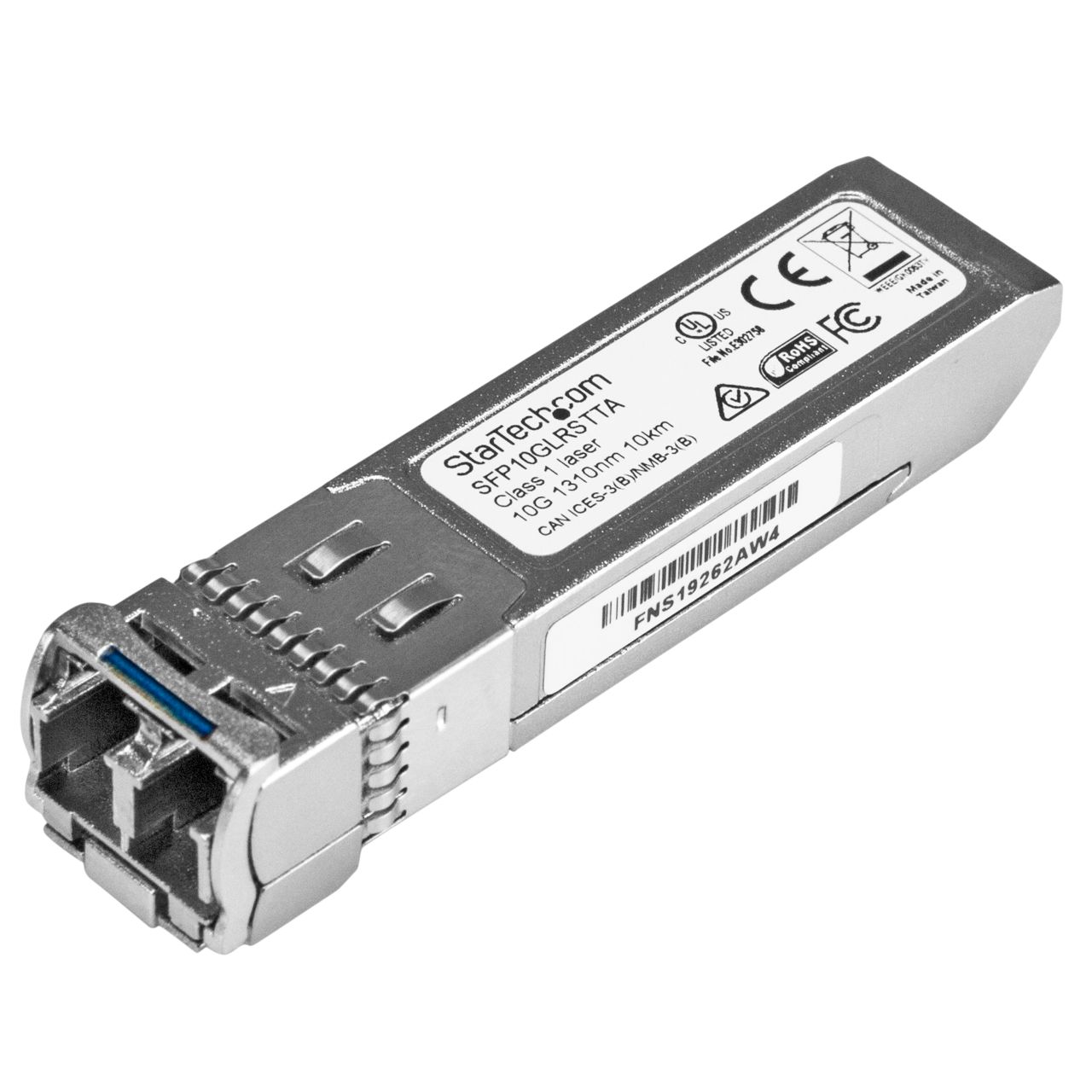StarTech.com Fibre Optic Lc Duplex Female Single Mode SFP Transceiver Module, Full Duplex, 10000Mbps