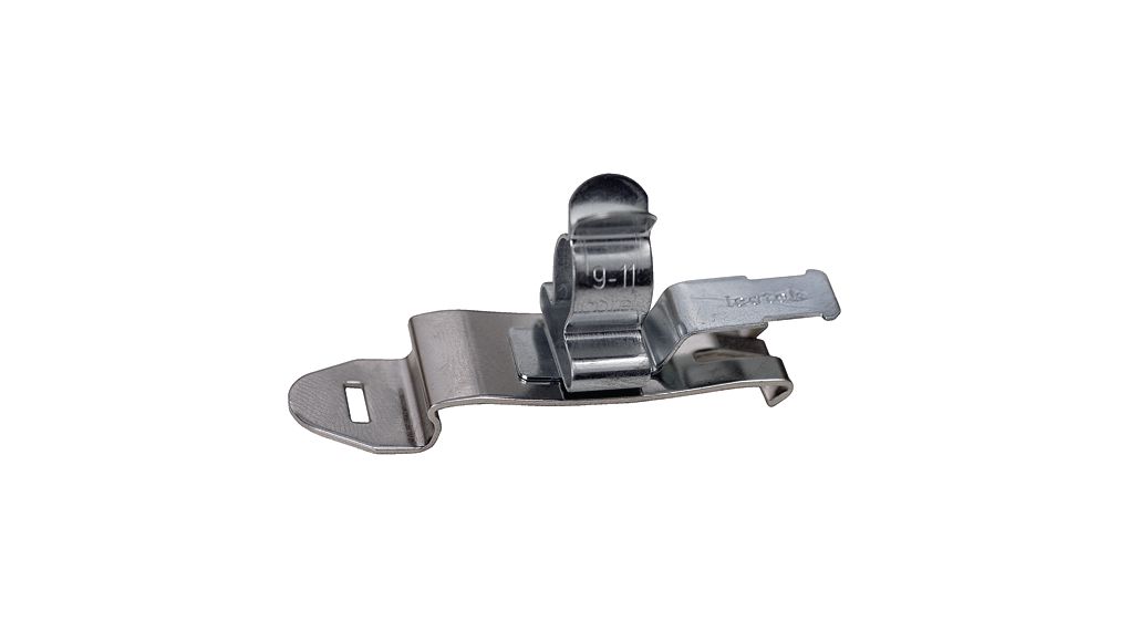 Icotek Grey Zinc Plated Steel Cable Clip Snap-in 56 mm