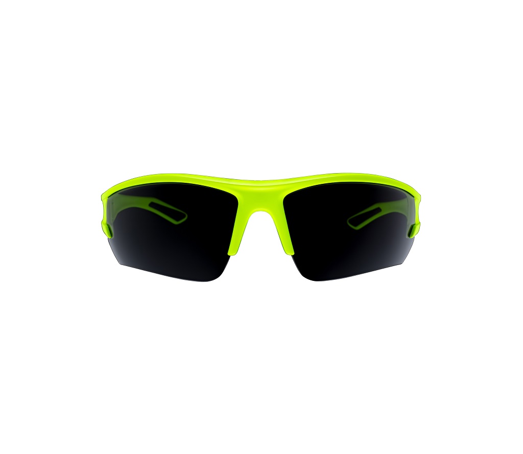 Unilite Safety Glasses, UV Resistant, Anti-Scratch, Anti-Fog, Black, Transparent 8-Base Curved Toughened Polycarbonate