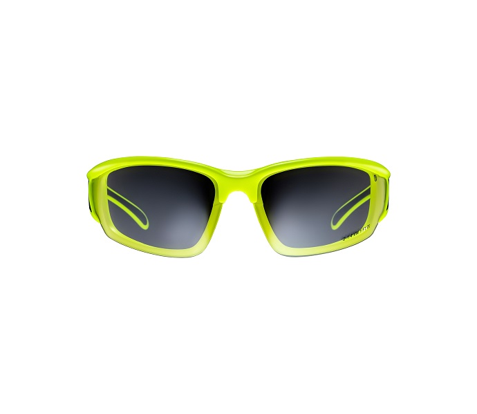 Unilite Safety Glasses, Impact Resistant, Clear, Black Polycarbonate Lens, Acetate
