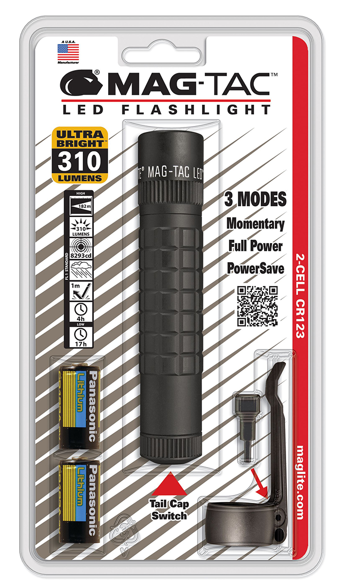sg2lre6 Maglite LED Tactical Torch Black 310 lm, 131 mm
