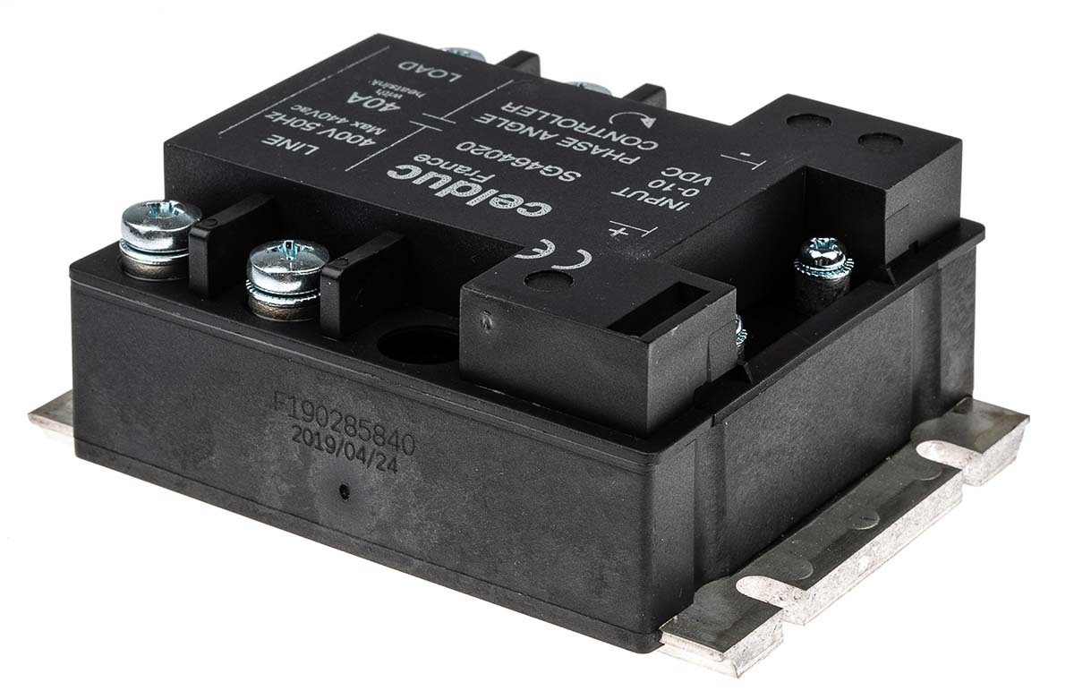 sg464020 Celduc SG4 Series Solid State Relay, 40 A Load, Panel Mount, 460 Vrms Load, 10V dc Control