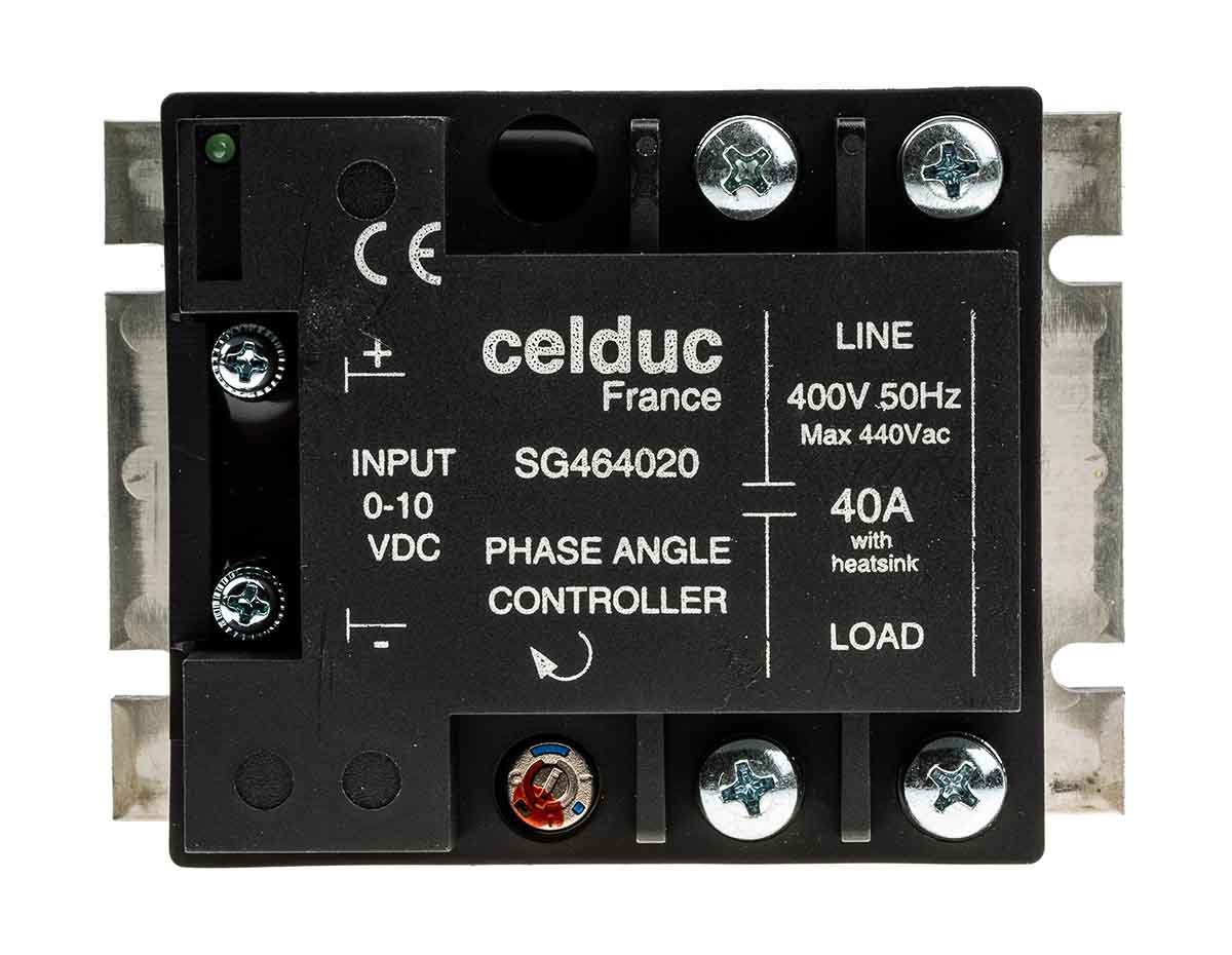 sg464020 Celduc SG4 Series Solid State Relay, 40 A Load, Panel Mount, 460 Vrms Load, 10V dc Control