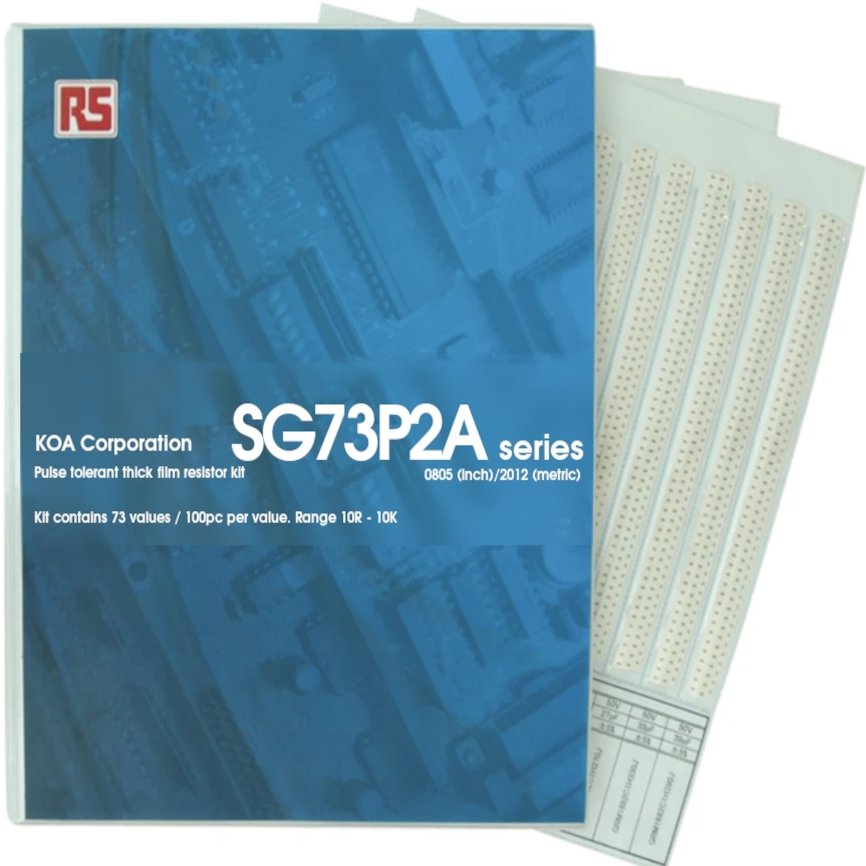 KOA, SG73P Thick Film, Surface Mount 73 Resistor Kit 7300, 10 Ω → 10 kΩ