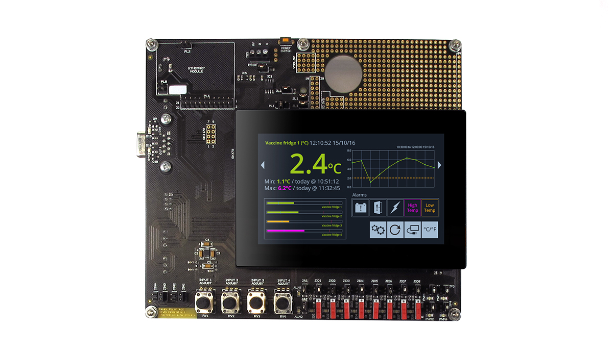 sgd-43-a-dk Lascar PanelPilotACE TFT Multi-Function Panel Meters for Voltage, Current