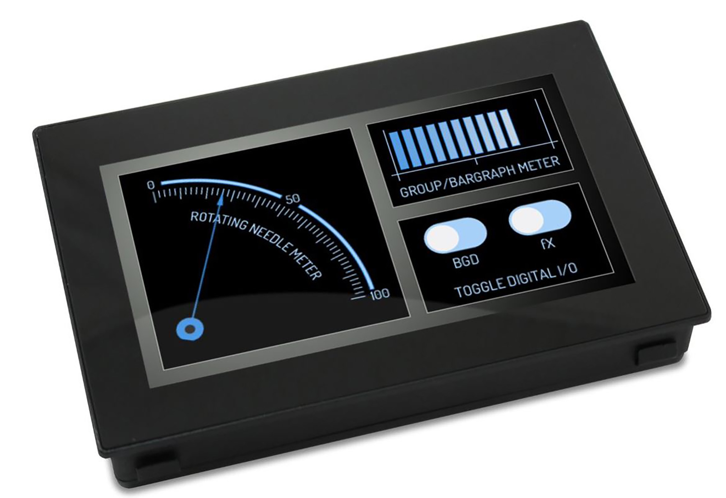 Lascar PanelPilotACE TFT Digital Panel Multifunction Meter for Current, Voltage,  77 mm  x 116 mm
