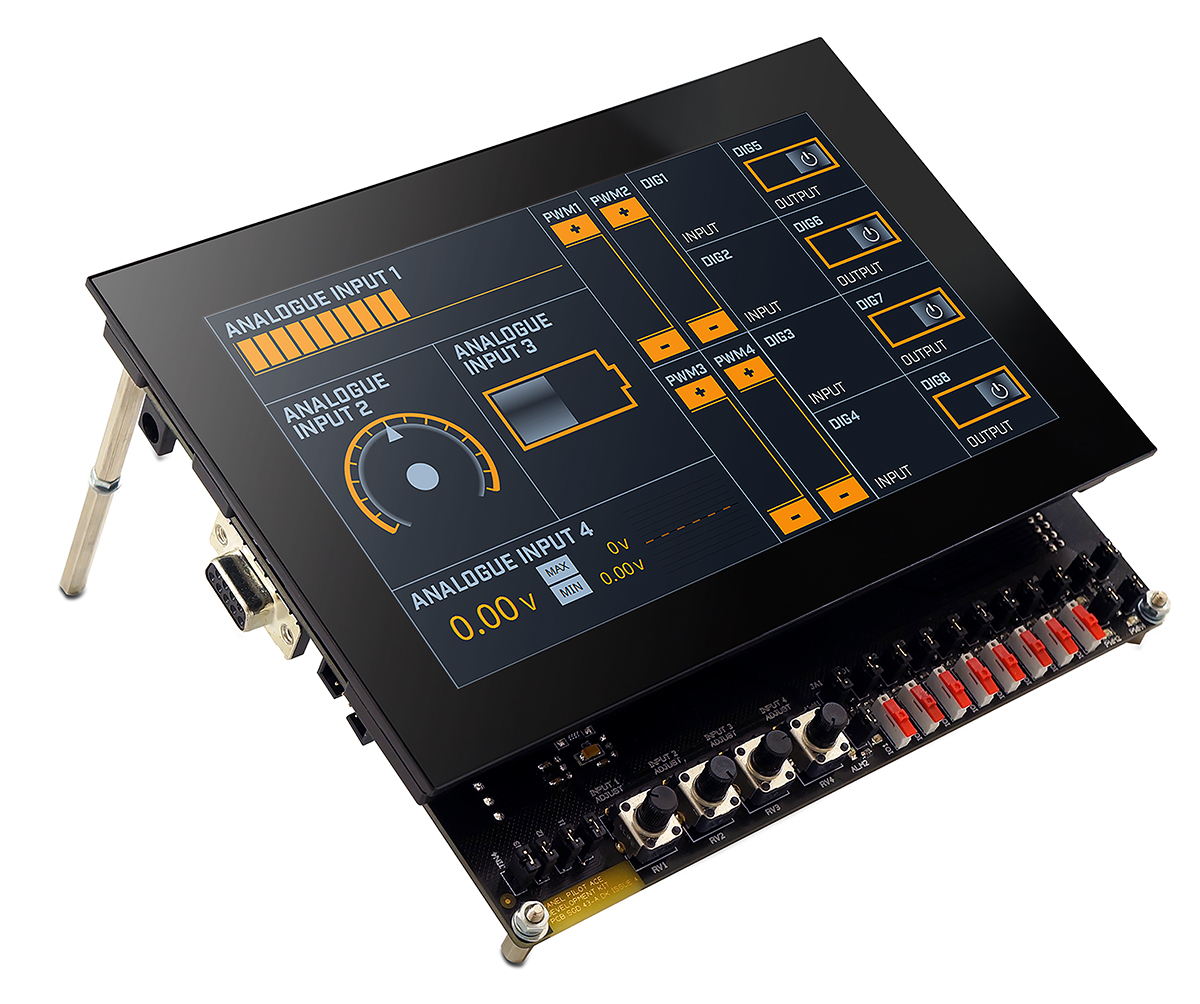 Lascar PanelPilotACE TFT Multi-Function Panel Meters for Voltage, Current