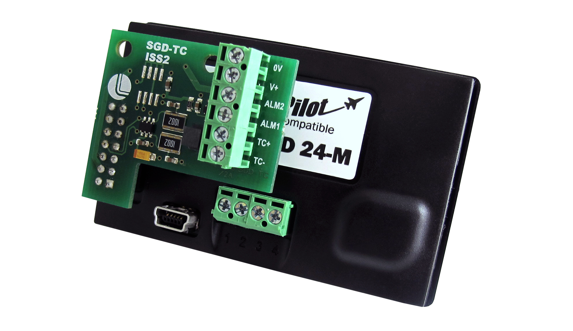 sgd-adpt-tc Lascar PanelPilot Digital Multi-Function Panel Meters for Temperature
