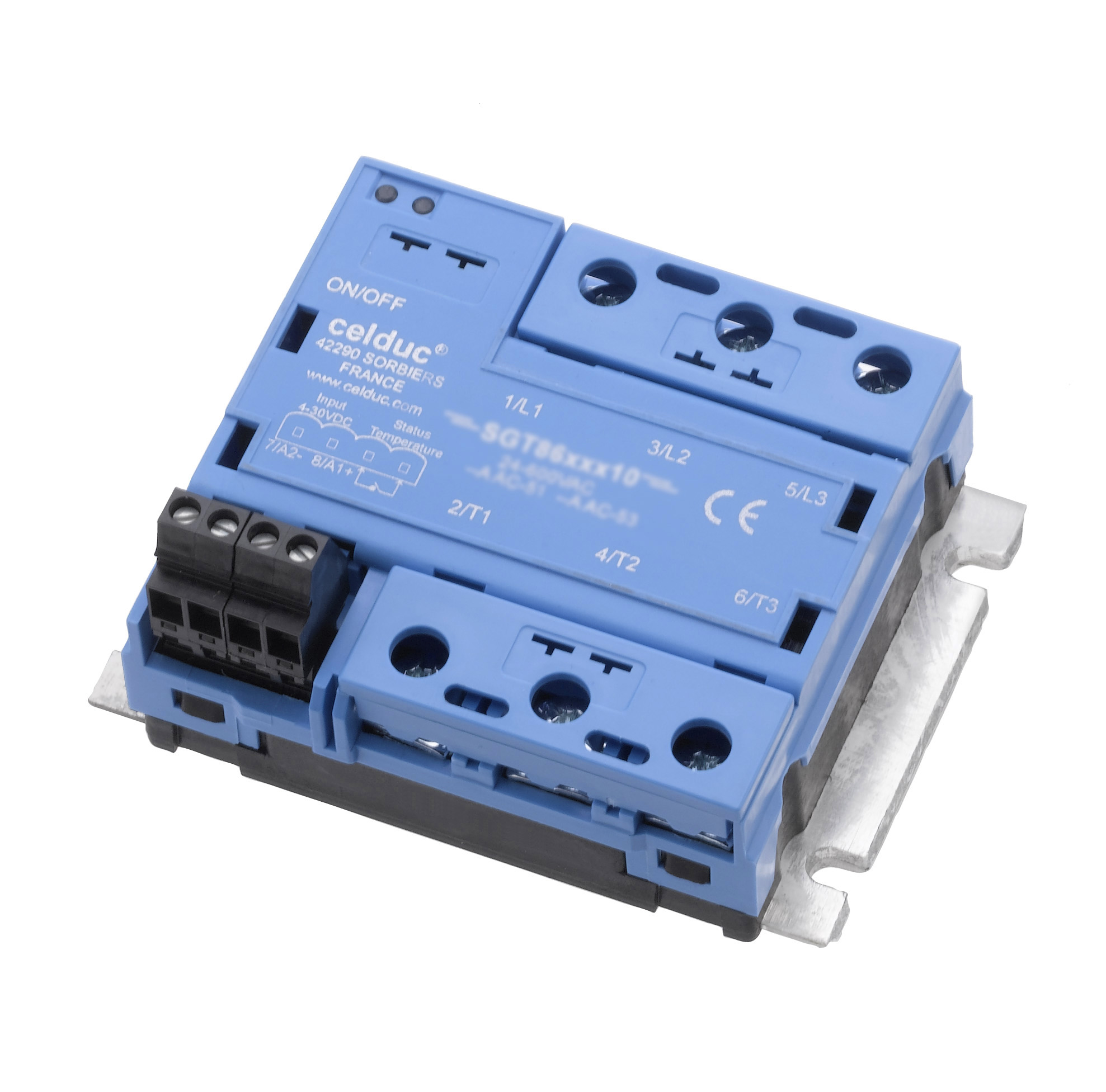 Celduc SGR Series Solid State Relay, 16 A Load, Panel Mount, 520 V ac Load, 30V Control