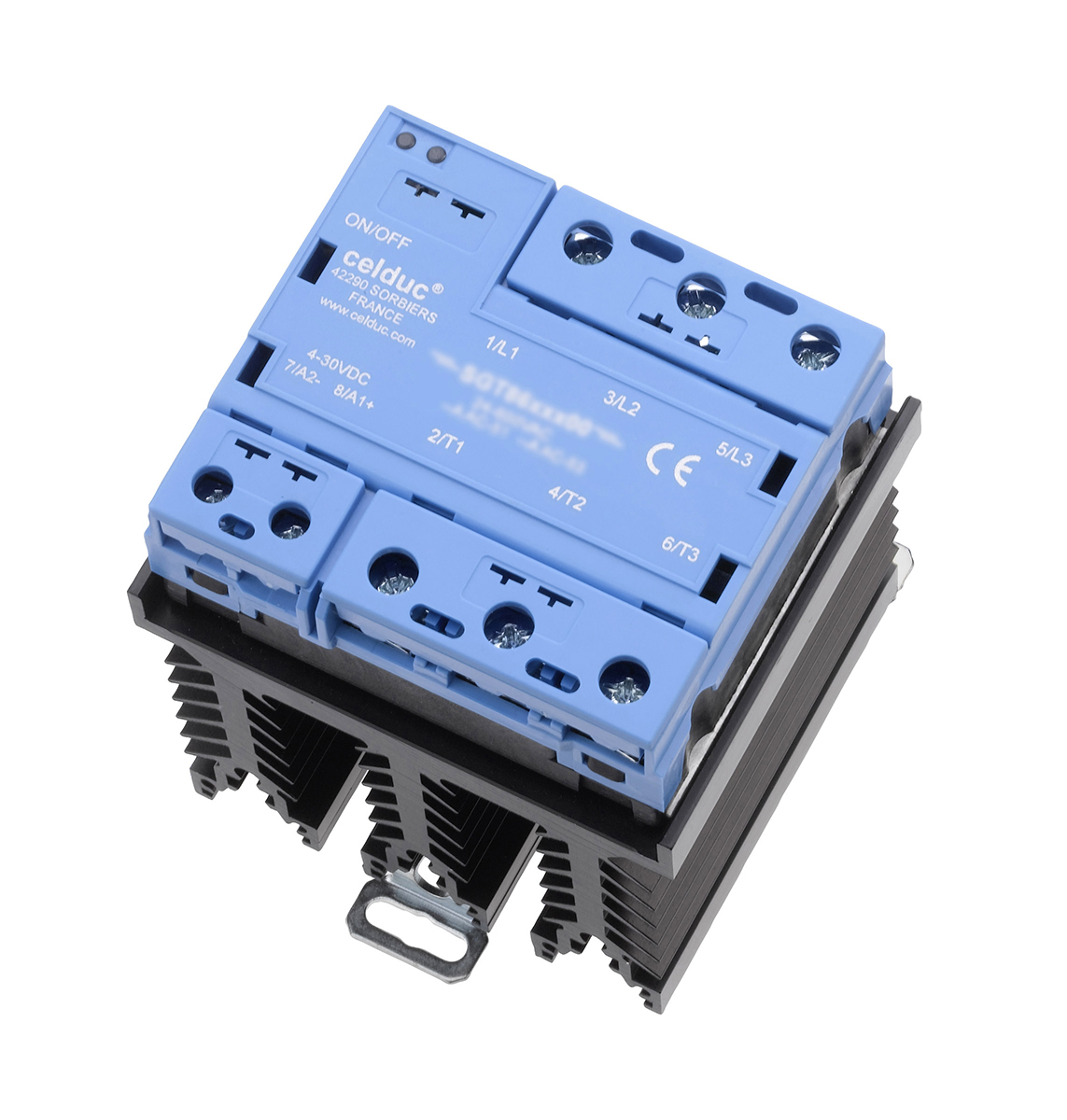 Celduc SGT 2G Series Solid State Relay, 25 A Load, Panel Mount, 520 V ac Load, 255V Control