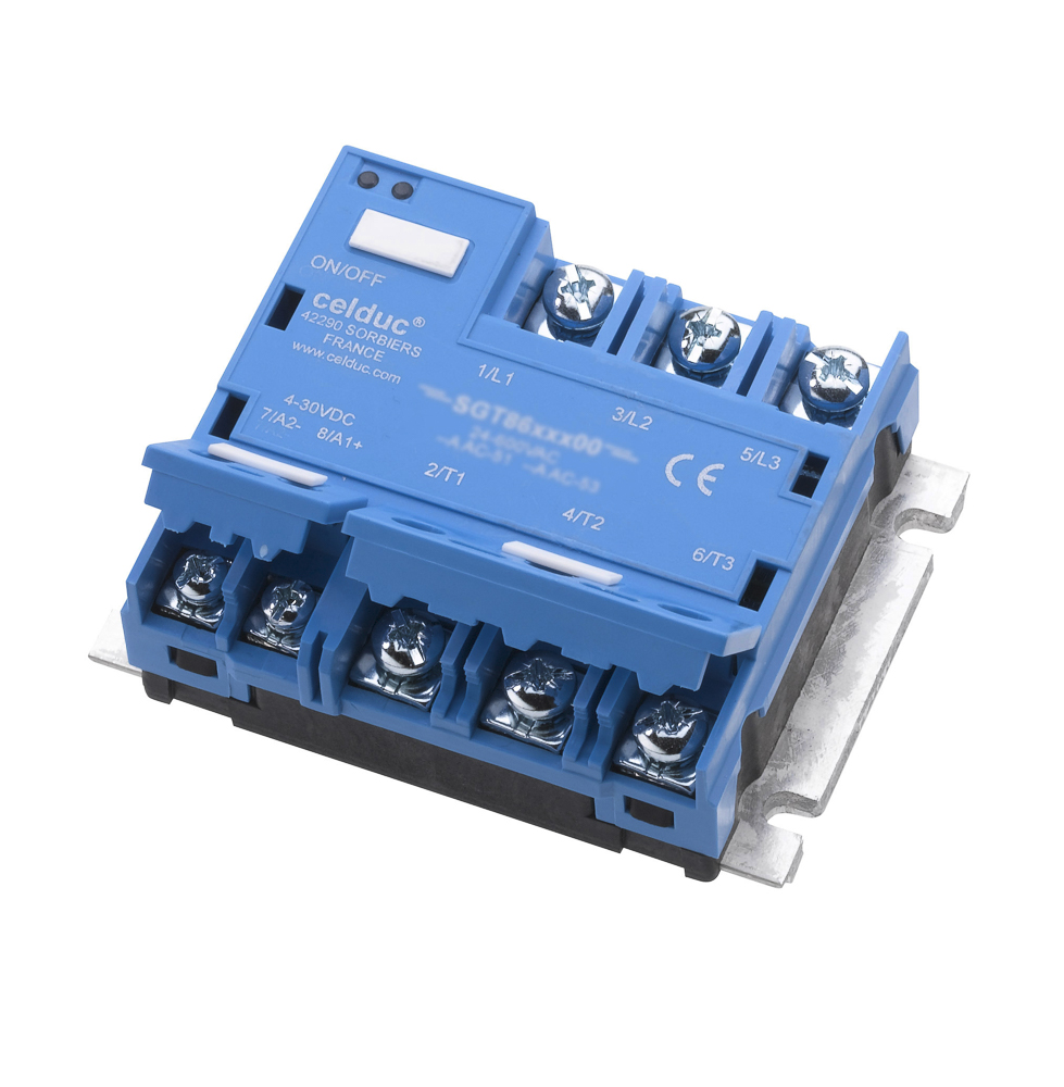 Celduc SGT 2G Series Solid State Relay, 125 A Load, Panel Mount, 520 V ac Load, 30V Control