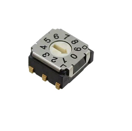 Nidec Components Rotary Coded DIP Switch Surface J hook