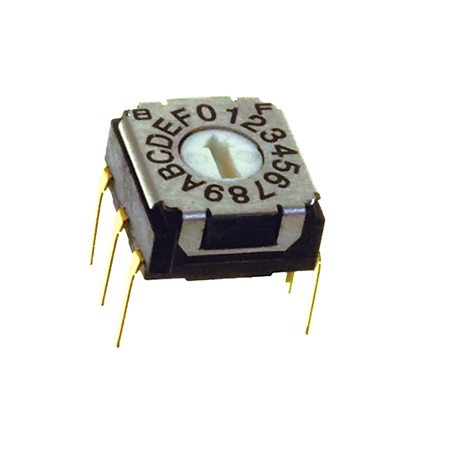 Nidec Components Rotary Coded DIP Switch Surface Pin