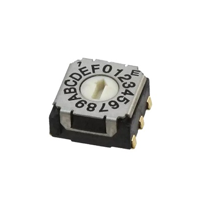 Nidec Components SH-7000, 16 Position SPDT Rotary Switch, 100mA, Pin