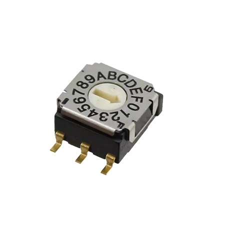 Nidec Components Rotary Coded DIP Switch Surface Gull Wing