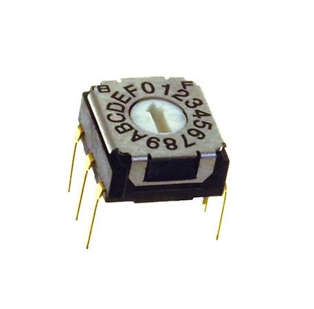 Nidec Components Rotary Coded DIP Switch Surface Pin