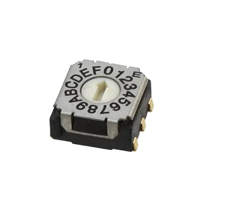 Nidec Components Rotary Coded DIP Switch Surface J hook