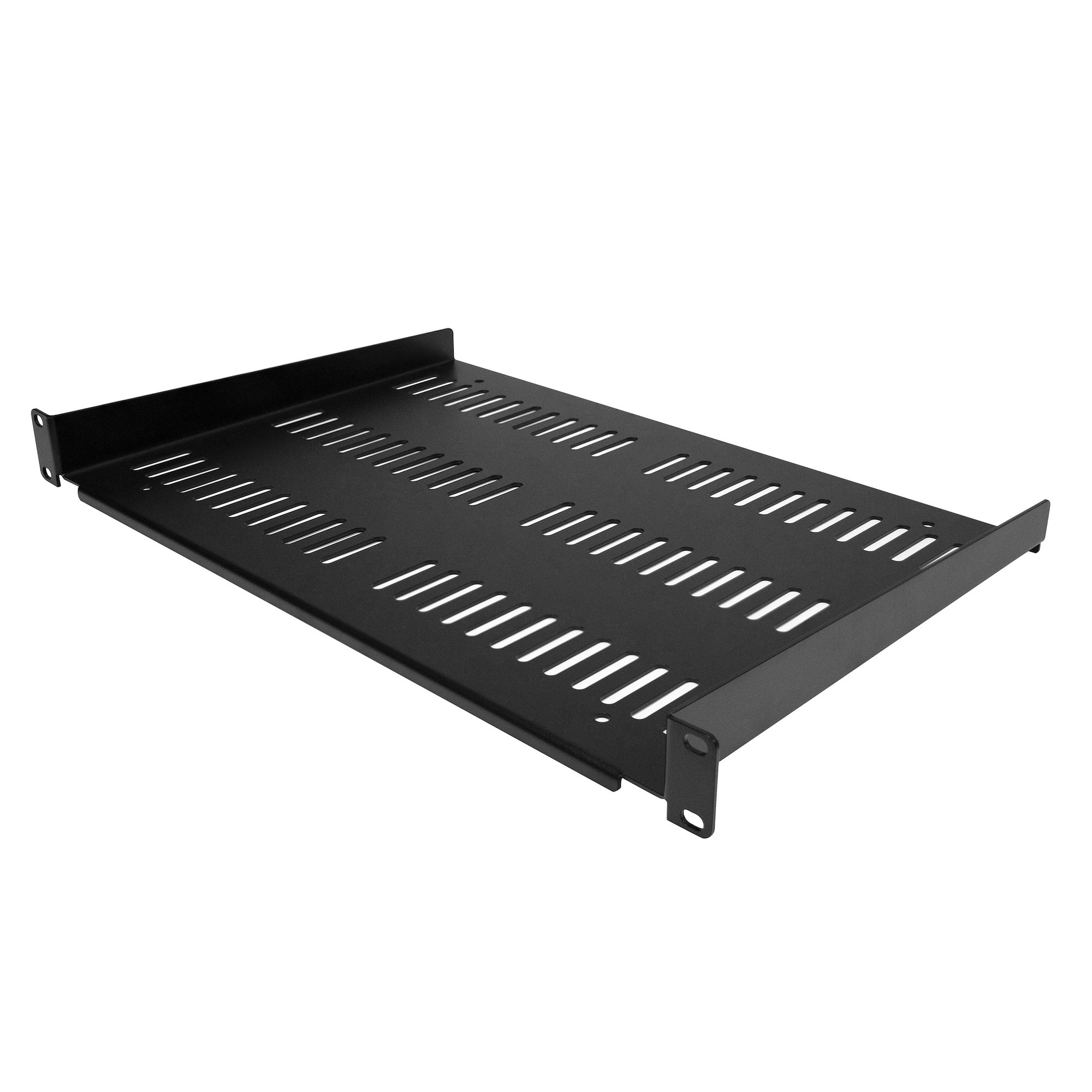 StarTech.com Black Shelf, 1 U, 25kg Load, 483mm x 483 mm