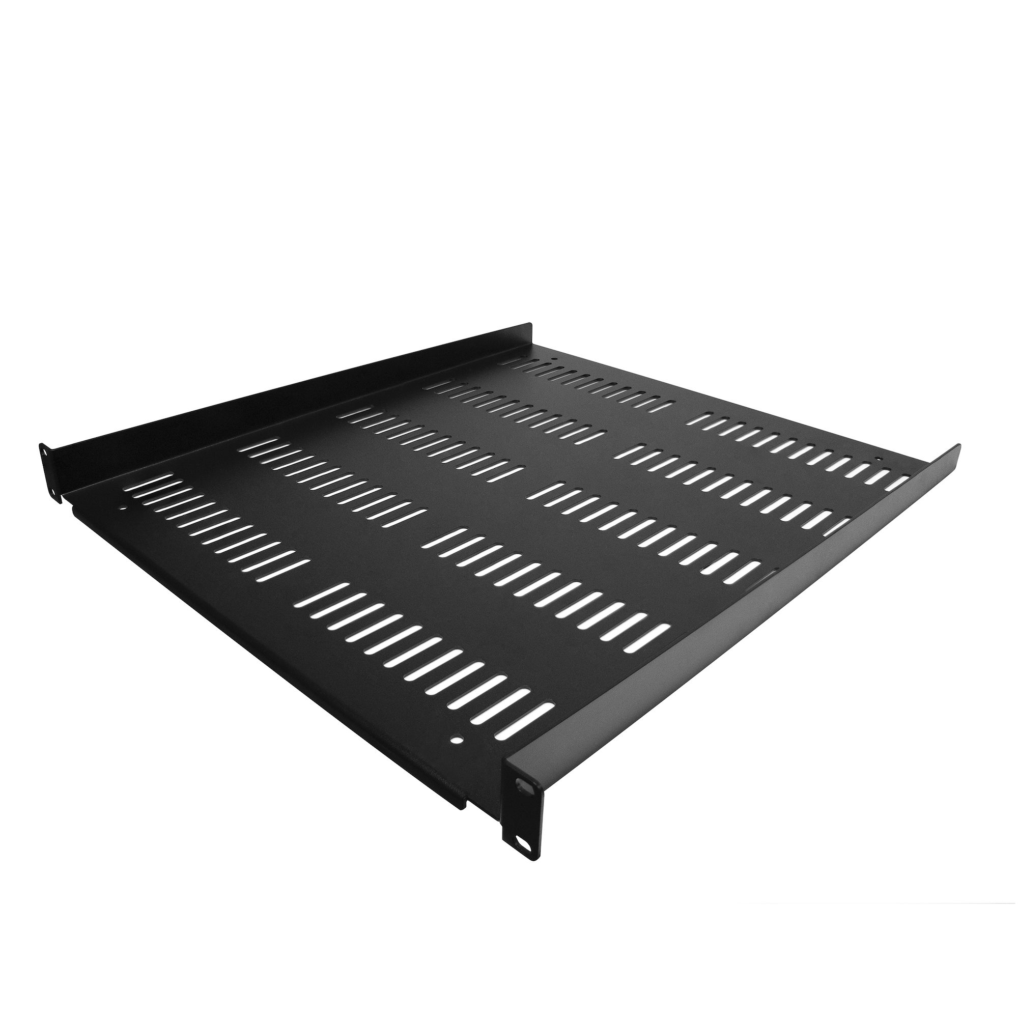 StarTech.com Black Shelf, 1 U, 25kg Load, 483mm x 483 mm