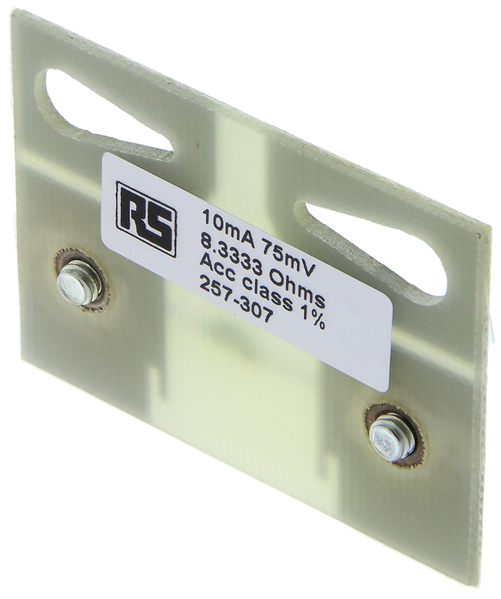 shr10ma75 HOBUT Plate Shunt, 10 mA Max 75mV, ±1.5 % Accuracy