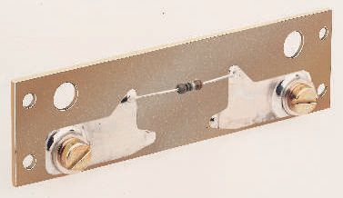 HOBUT Brass Ended Shunt, 20 mA Max 200mV, ±1 % Accuracy