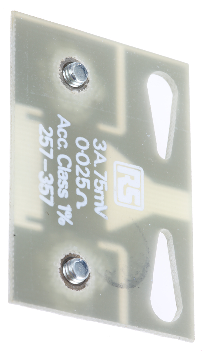 shr3a75 HOBUT Plate Shunt, 3 A Max 75mV, ±1.5 % Accuracy