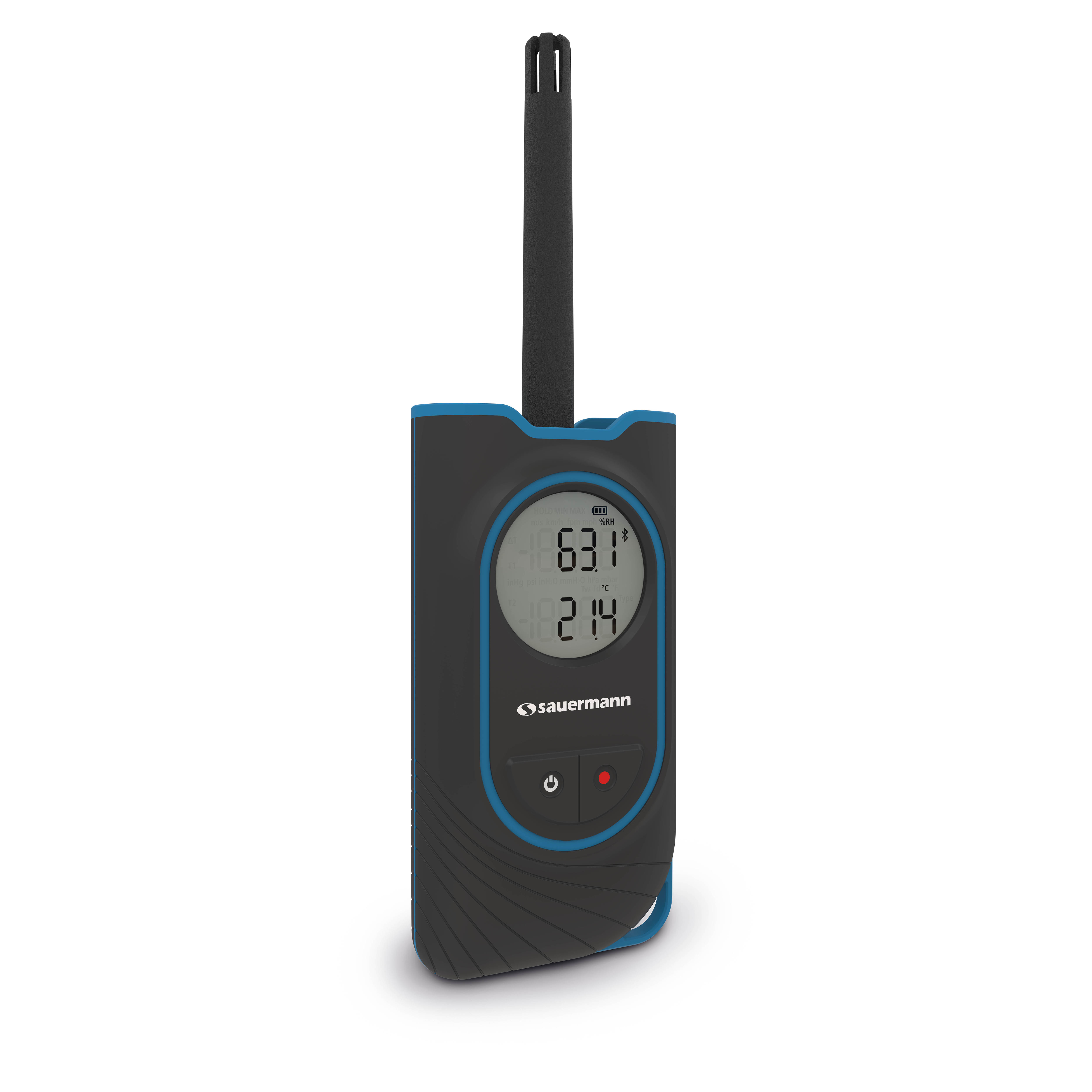si-hh3 SAUERMANN. Thermohygrometer 60 °C, 0.1 %RH Accuracy, 60 °C Max, 100 %RH Max, UKAS