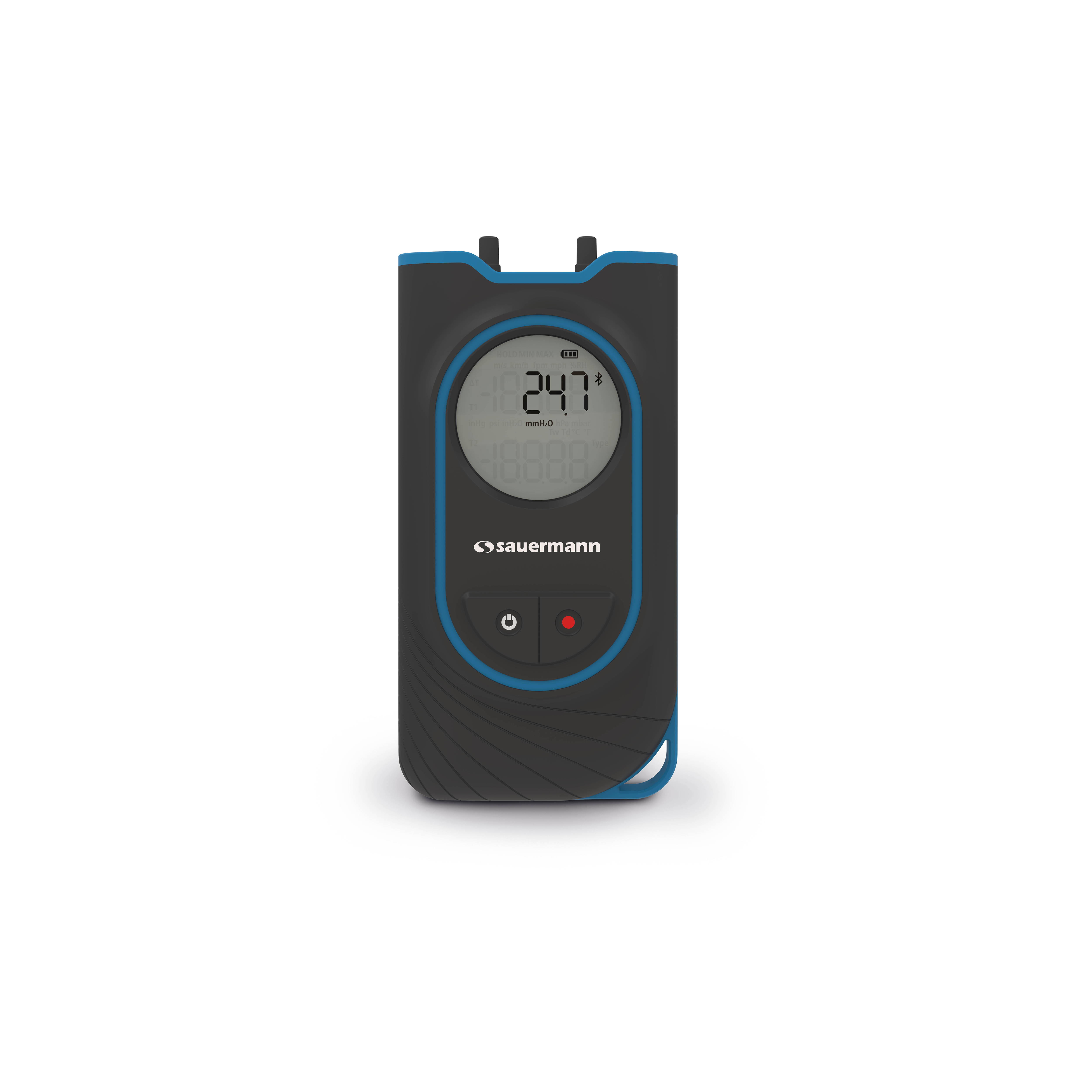 SAUERMANN. Differential Manometer With 2 Pressure Port/s, Max Pressure Measurement 15000 Pa, RSCAL