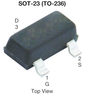 Vishay Siliconix TrenchFET Type P-Channel MOSFET, 3.6 A, 40 V Enhancement, 3-Pin SOT-23