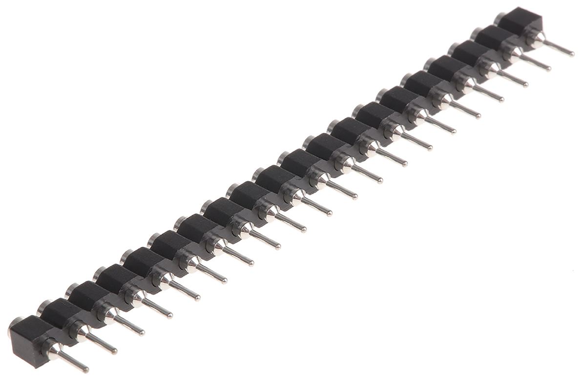 E-TEC SIB Series Straight Through Hole PCB Socket, 20-Contact, 1 Row, 2.54 mm Pitch Solder