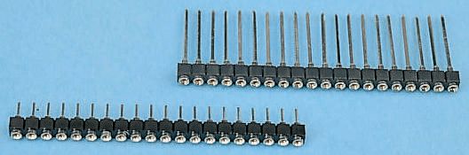 E-TEC SIB Series Straight Through Hole PCB Socket, 20-Contact, 1 Row, 2.54 mm Pitch Solder