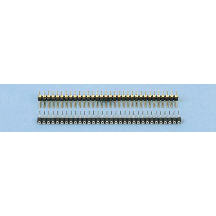E-TEC SIB Series Right Angle Through Hole PCB Socket, 32 Contact(s), 2.54 mm Pitch, 1 Row, Unshrouded