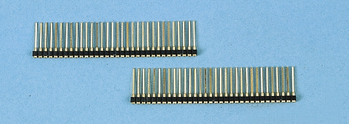 E-TEC SIB Series Straight Through Hole PCB Socket, 32-Contact, 1 Row, 2.54 mm Pitch Solder