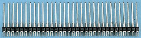 E-TEC SIB Series Straight Through Hole Pin Header, 32 Contact(s), 2.54 mm Pitch, 1 Row, Unshrouded