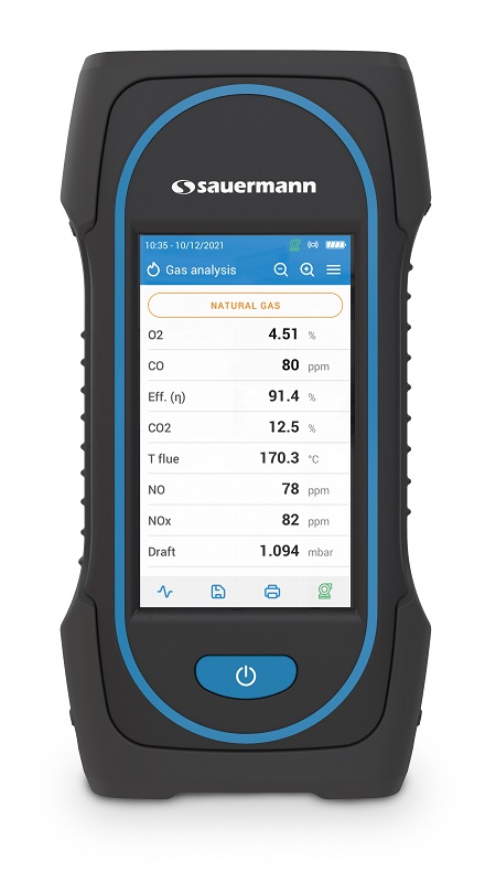 SAUERMANN. Combustion Gas Analyser, 2000 ppm, 200 mbar Max