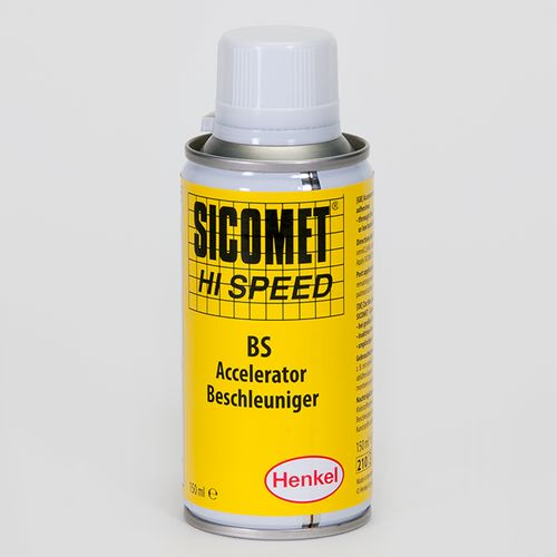 Loctite Transparent Yellow SICOMET HI-SPEED BS Bottle Adhesive Activator, 150 ml