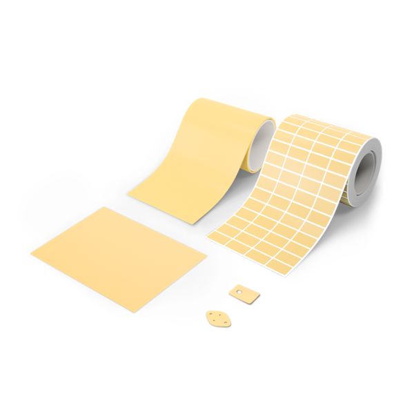 Bergquist 1100ST Series Self-Adhesive Thermal Interface Pad, 0.012 in Thick, 1.1 W/mK, 12 in, 12in, Silicone